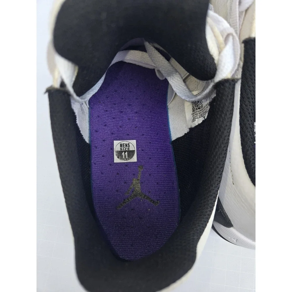 Nike Air Jordan CMFT Low Top Shoes Men's Size 11 White Purple - DN4180-105
